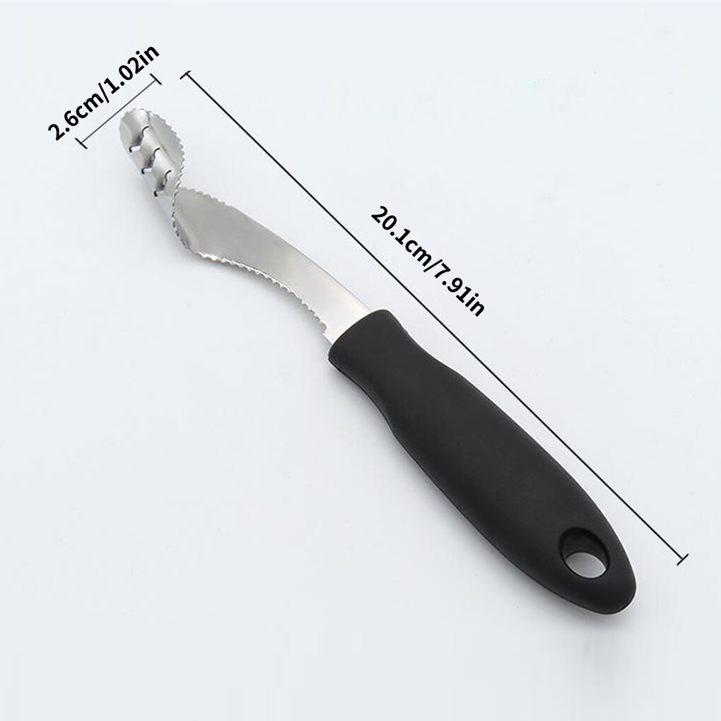 Pepper Corer Stainless Steel Core Peeler Slicer Serrated Handle Kitchen Tomato Seed Remover