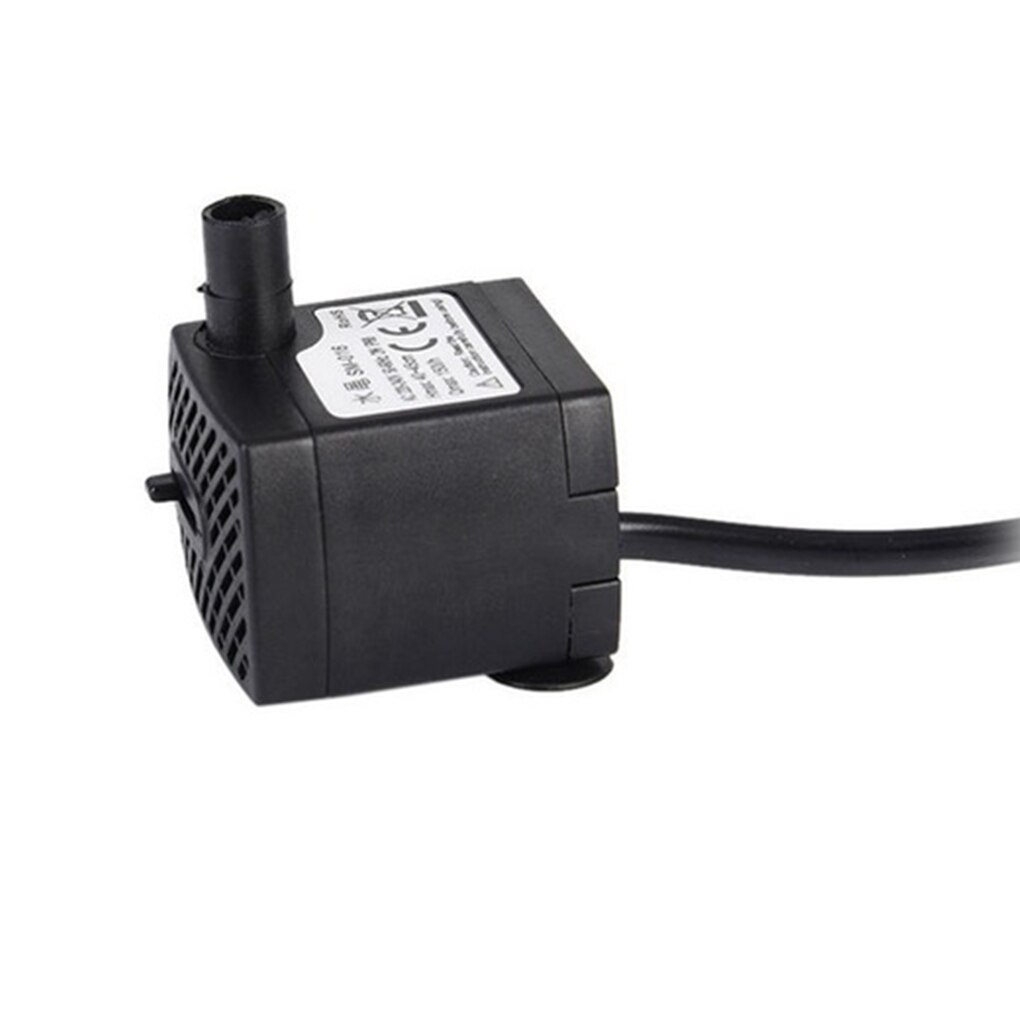 3W Waterpomp 180L/H Aquarium Fishtank Elektrische Dompelpomp Aquarium Accessoire