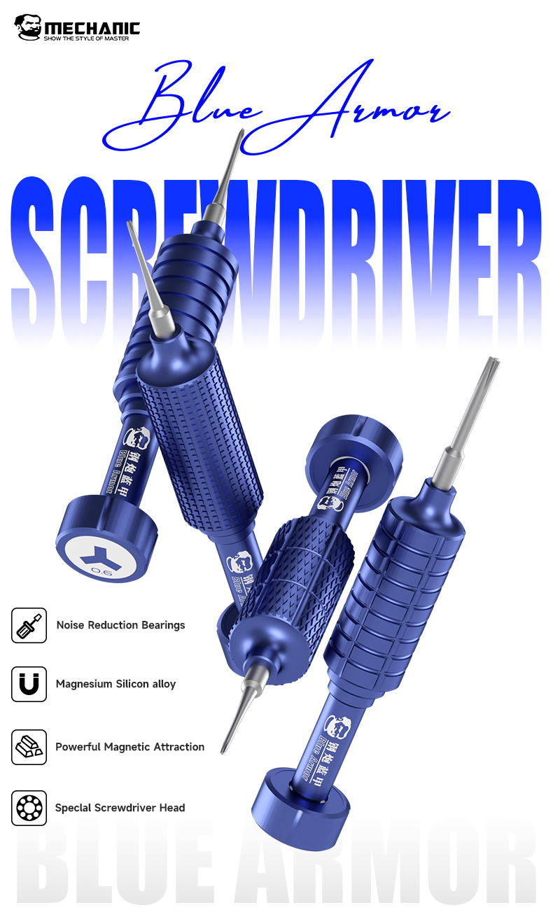 Mecanicien Ishell mortier Mini jeu de tournevis de précision Kit d'outils d'ouverture de téléphone portable pour iPhone Samsung Huawei réparation démontage