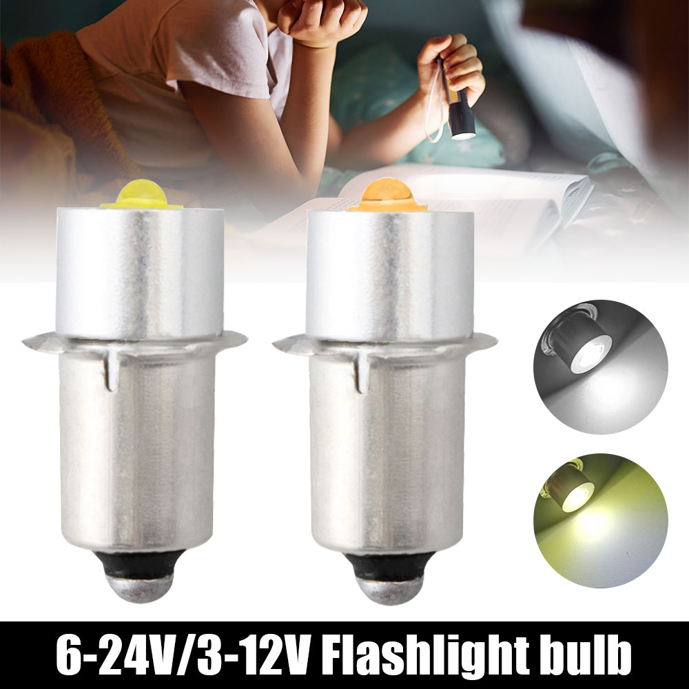 P13.5S E10 BA9S Base 5W LED Upgrade Lampen Wit Maglite Zaklamp 6500K 3W DC6V-24V Vervanging lampen Fakkels Werklamp