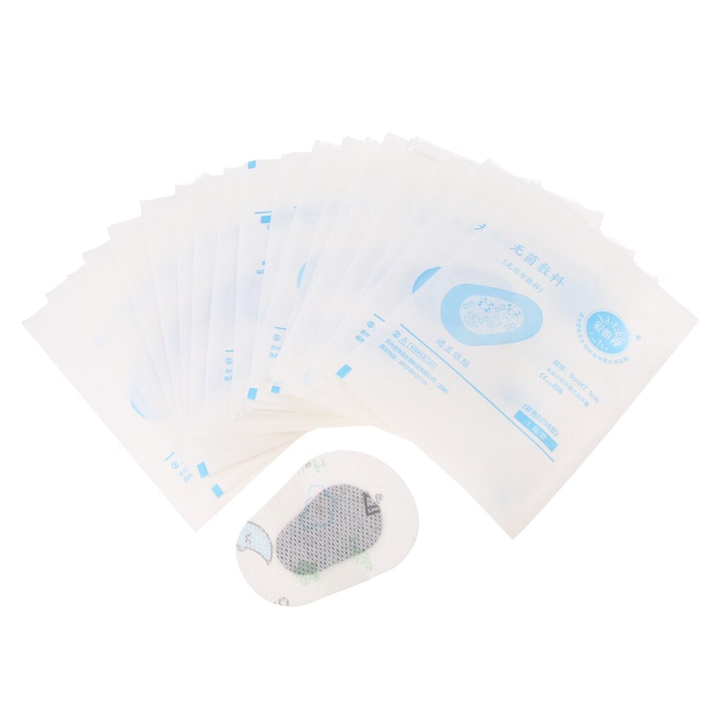 Amblyopie Gekruiste Ogen Lui Oog Wegwerp Adhesive Eye Patch Pad Sticker - 20 Count Per Doos