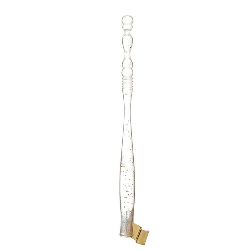 Verre Imitation Résine Oblique Dip Porte-Plume Calligraphie Porte-Plume Dip Porte-Stylo Stylo Tige: 4