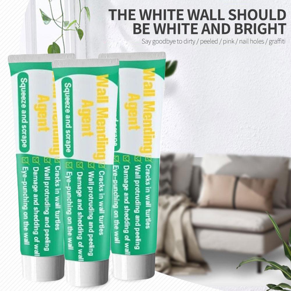 SOLEDI White Practical Repair Paint Wall Mending Agent Mouldproof Family Durable Wall Refinishing Paint Quick Drying Decoration