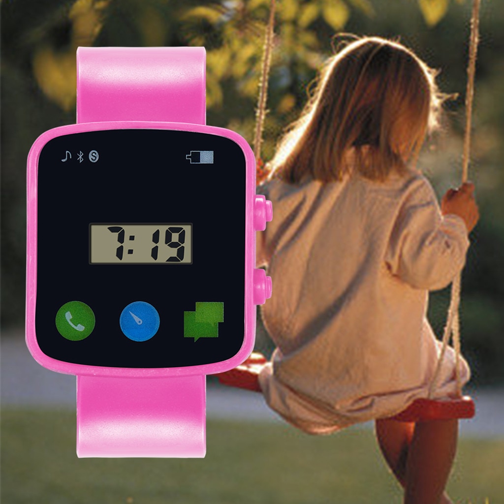 Snelle Levering Kinderen Meisjes Analoge Digitale Horloge Sport Silicone Led Horloge Elektronische Waterdichte Polshorloge Kids Horloge