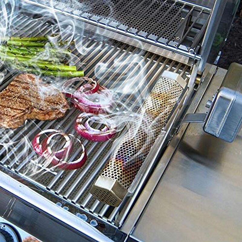 6 &quot; 12 &quot; pille ryger rør rund firkantet sekskantet kold røg generator alle grill elektriske eller kul bbq værktøjer