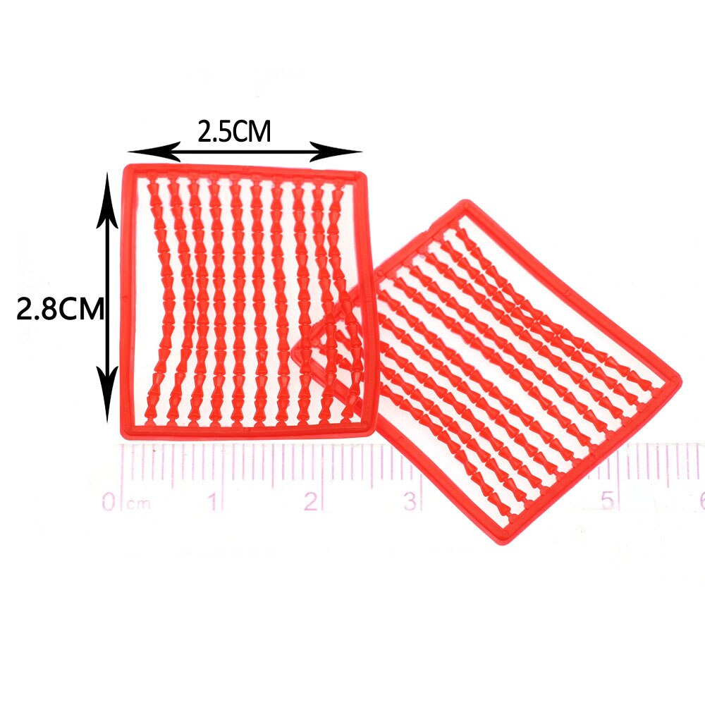 Boilies-tope de cebo para pesca de carpa, aparejo de extremo, soporte de anclaje, tope de mancuerna, 2 tarjetas/200 Uds.