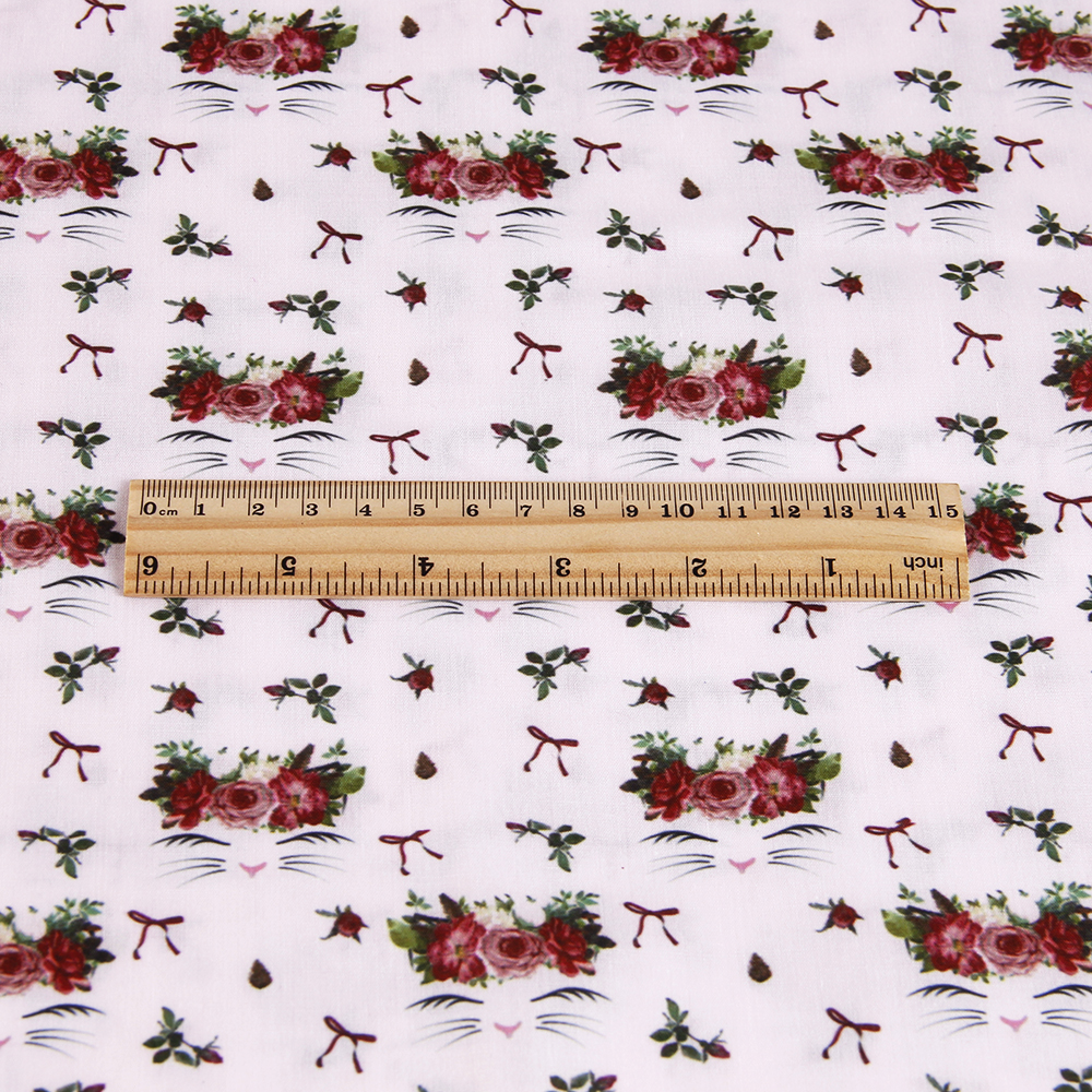 50*145Cm Eenhoorn Vogel Polyester Katoenen Doek Gedrukt Naaien Quilten Stoffen Patchwork Handwerken Diy Handgemaakte Materiaal, 1Yc3176: 1059903001