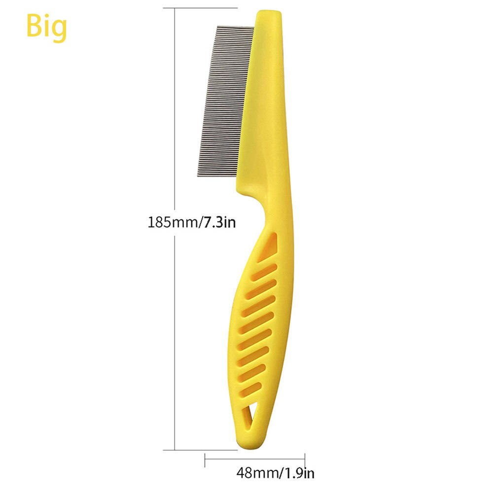 Hair Lice Comb Brushes Terminator Fine Egg Dust Nit Free Removal Stainless Steel: 5