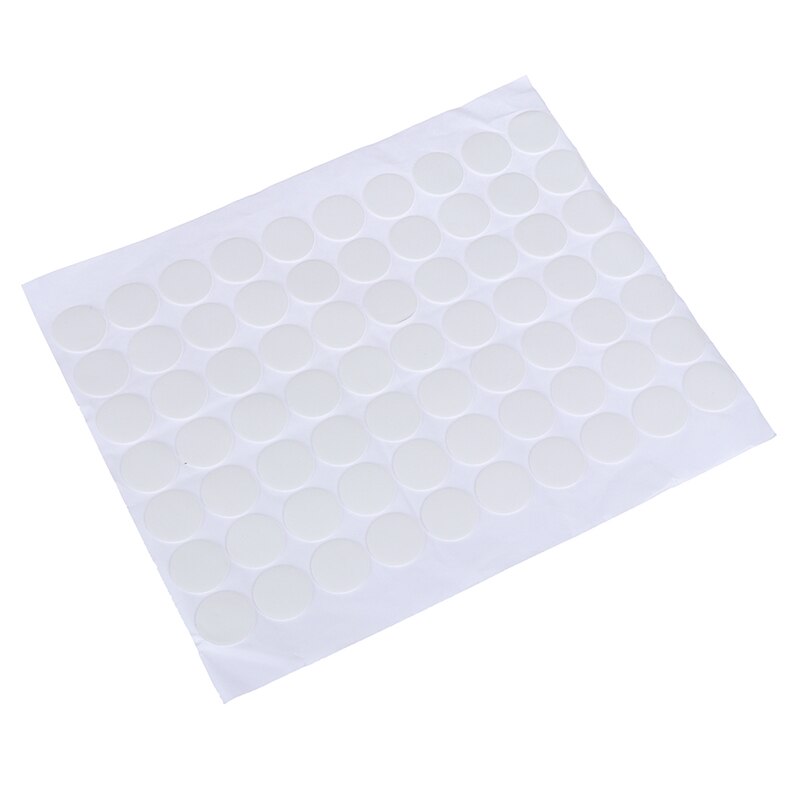 70pc ronde acryl reparatietapes met transparante dubbelzijdige kleefband