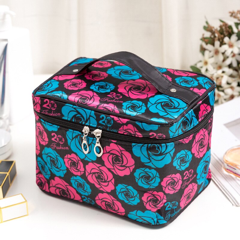 Bolsa Neceser multifuncional de viaje para cosméticos, bolsa de almacenamiento de gran capacidad, simple bolsa de limpieza y belleza impermeable, organizador de maquillaje: 11