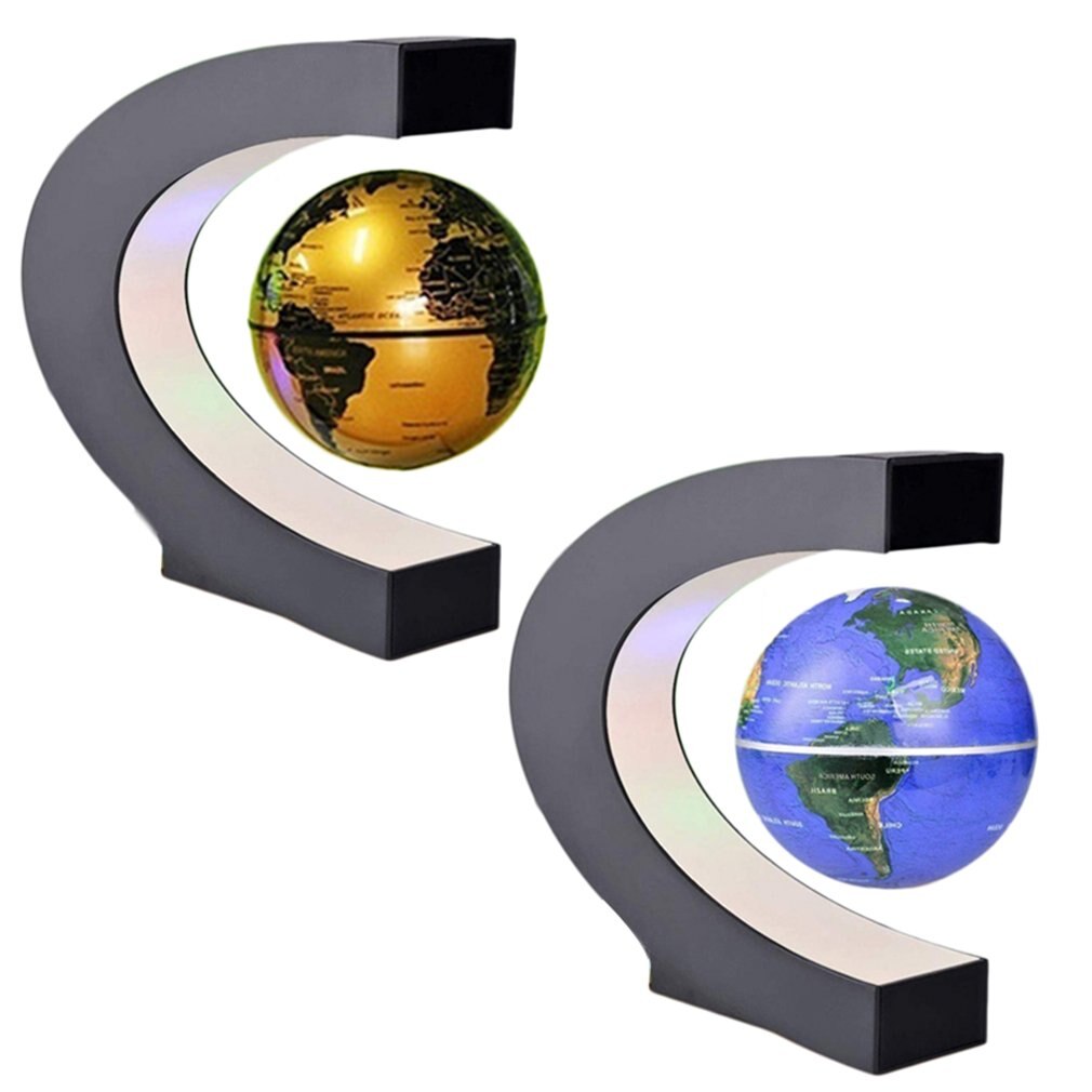 Lévitation Anti-Gravité Globe Magnétique Flottant Globe Carte Du Monde avec LUMIÈRE LED Pour enfants Maison Bureau Bureau Décoration