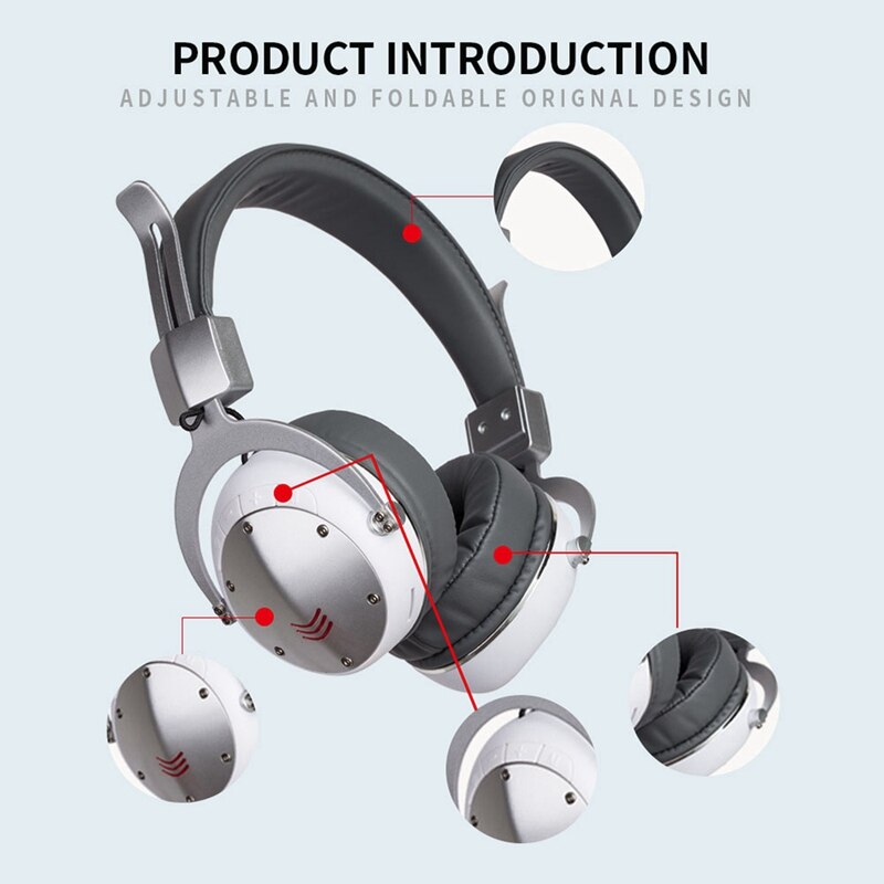 EK-MH6 Headset, Bluetooth 4.2 Kaart Pluggable Subwoofer Headset Draadloze Sport Opvouwbare Headset