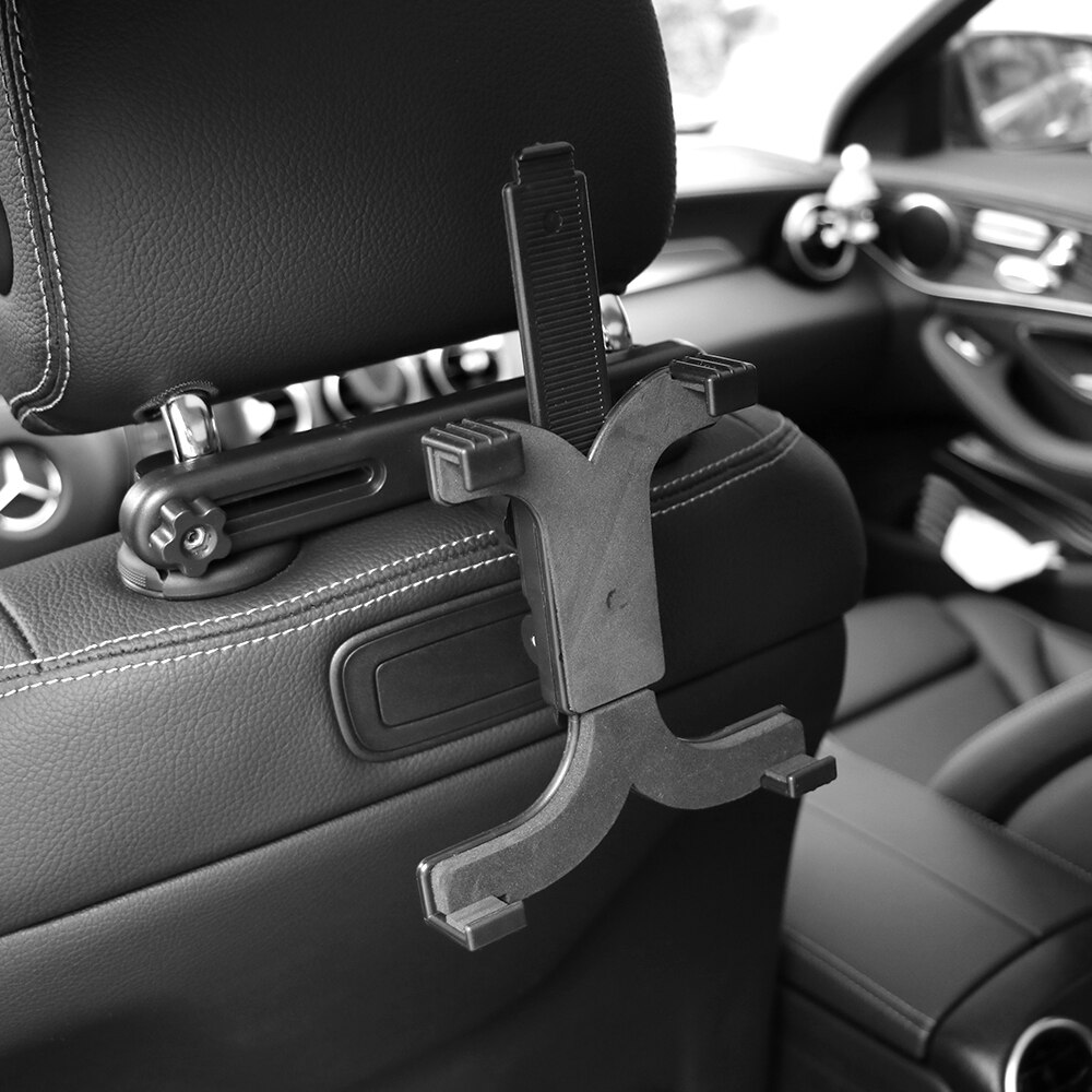 Soporte del reposacabezas del soporte del teléfono del coche 7 a 11 pulgadas dispositivo móvil Universal 360 grados soporte del asiento trasero del coche móvil soporte de teléfono