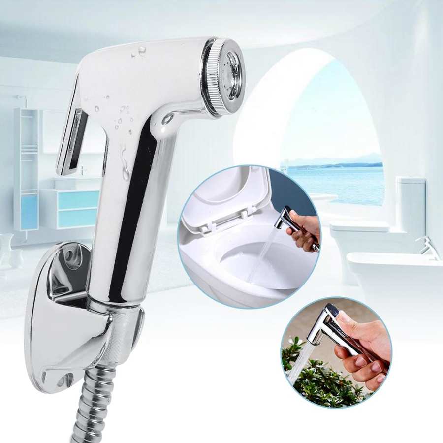 Multi-Functionele Douche Bidet Abs Badkamer Handheld Bidet Douche Sproeier Slang Houder Muurbeugel Set