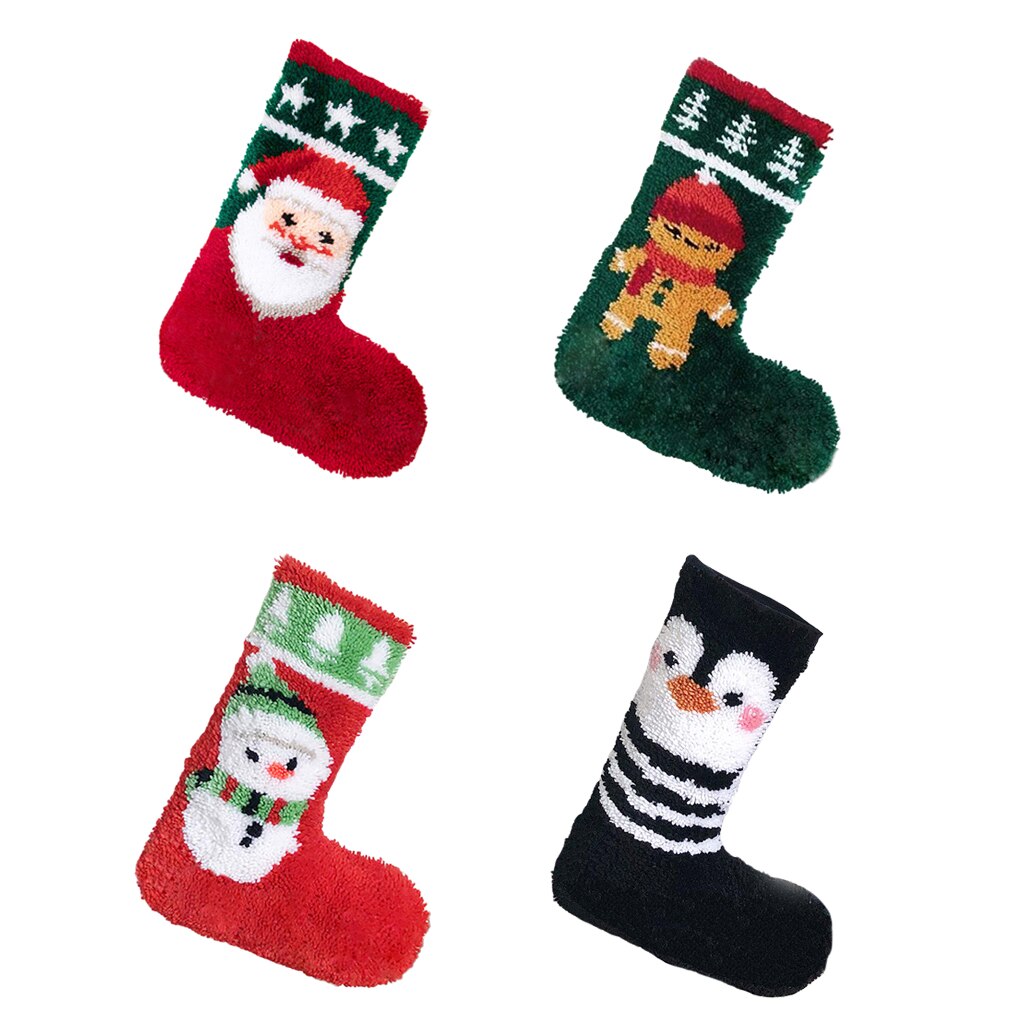 Latch Hook Kits Christmas Sock Rug Carpet Making