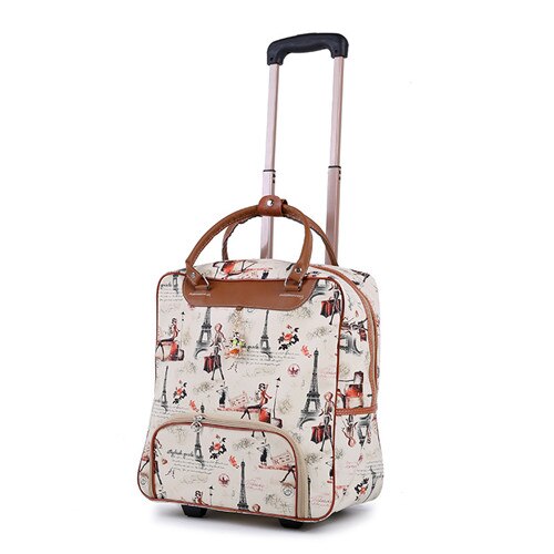 Chengzhi Mode Vrouwen Trolley Strepen Bagage Rollende Koffer Casual Reistas Op Wielen: 5