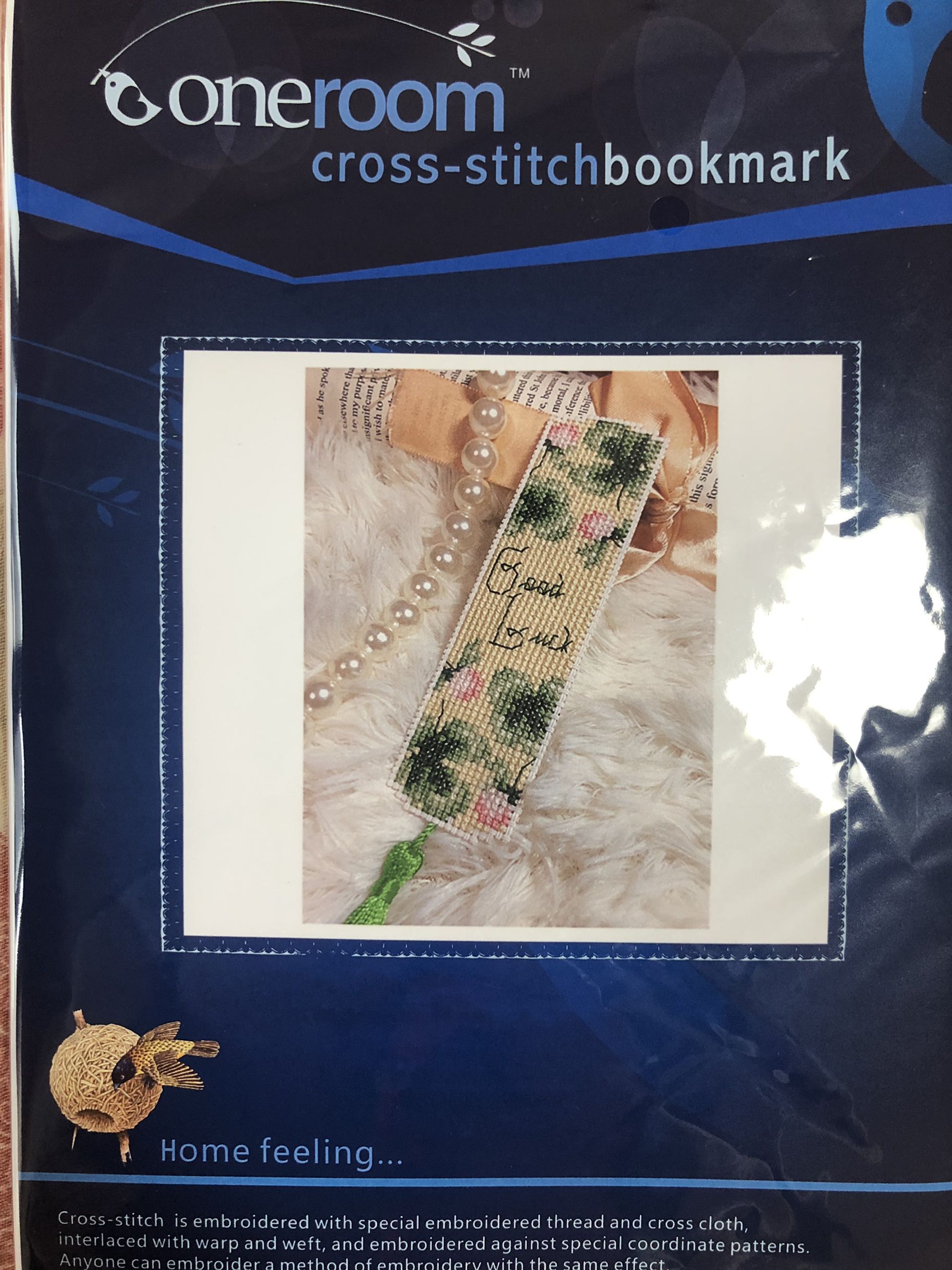 BB Craft Stich Cross Stitch Bookmark Christmas Plastic Fabric Needlework Embroidery Crafts Counted Cross-Stitching