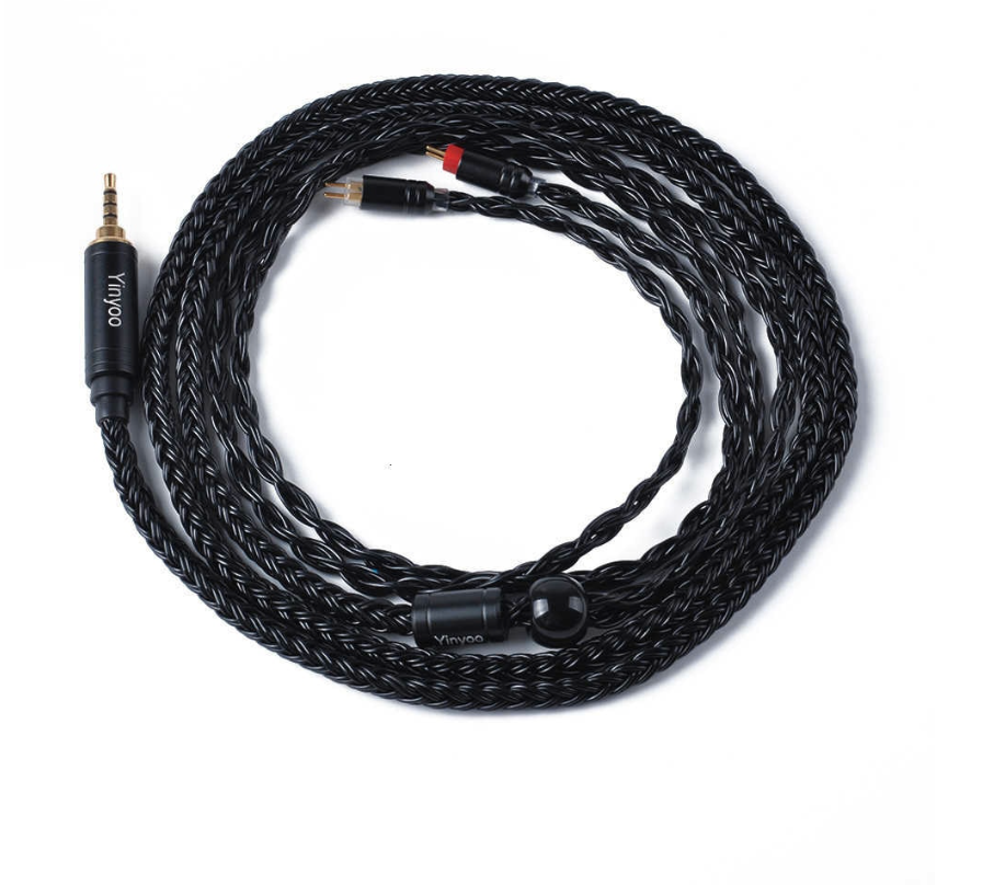 Yinyoo 16 rdzeń posrebrzany kabel 2.5/3.5/4.4mm kabel zbalansowany z MMCX/2PIN/QDC dla KZ ASX ZAX ZSX BLON BL-01 BL-03 CCA CA16