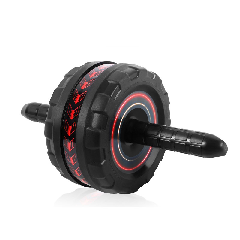 Abs Bodybuilding Equipment Roller For Press Machine Gym Fitness Roller Ab Wheel Roller Abdominal Wheel Press Exerciser At Home: Red
