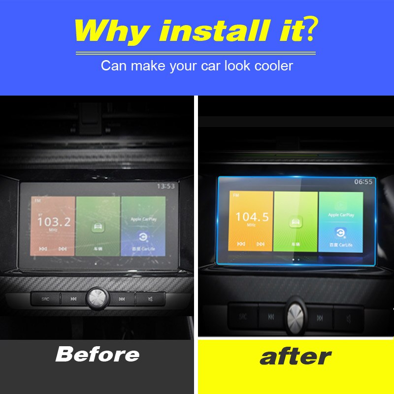 For MG ZS Accessories Interior Deceration Car GPS Navigation Tempered Glass Screen Protective Cover Film Sticker