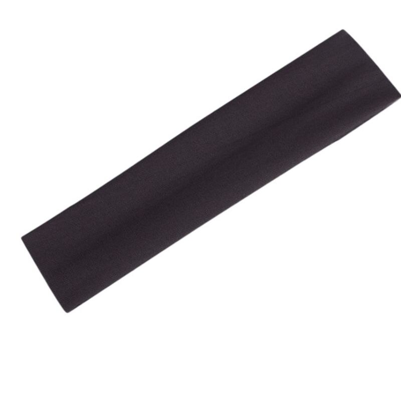 Sport Hoofdband Stretchy Zweetbandjes Workout Hoofdbanden Voor Hardlopen, Training, Yoga: Black