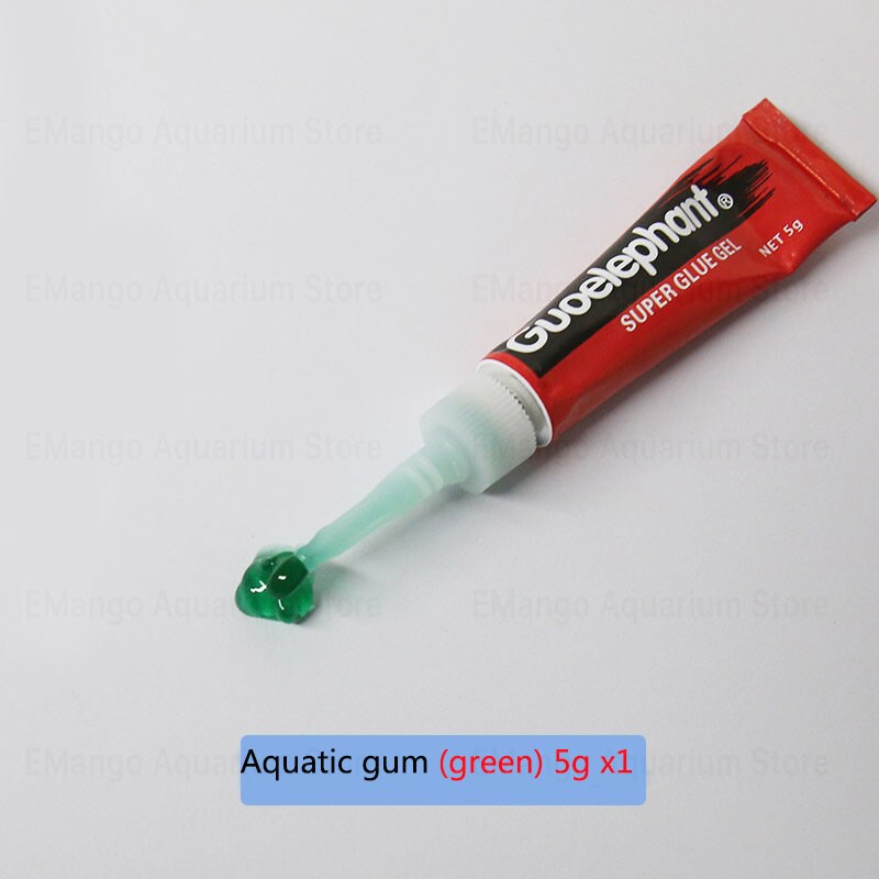 1/3/5 /10pc Aquarium Moss Glue Aquascaping Glue Diy Adhesive Glue Can Use In Water For Aquatic Plants Fish Tank Marine T: Aquatic glue green / 10pcs