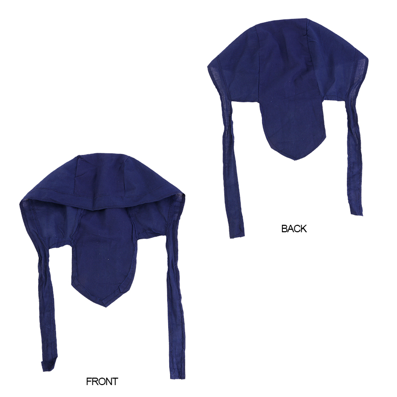 Unisex algodón Durag hombres mujeres transpirable Bandana sombrero doo du trapo diadema sombrero de pirata gorra de quimio accesorios para el cabello de Color sólido