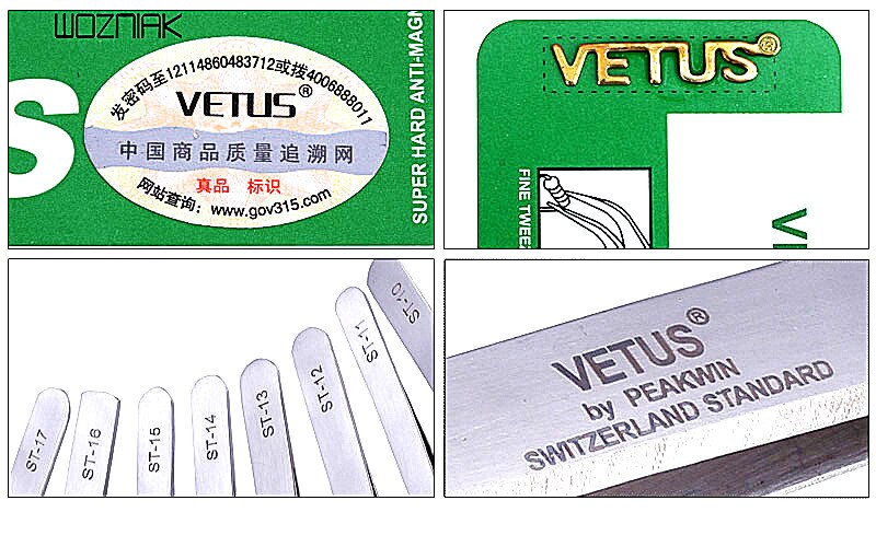 Vetus suisse pince à épiler précision inox bricolage pince à épiler électricien outils réparation outils à main
