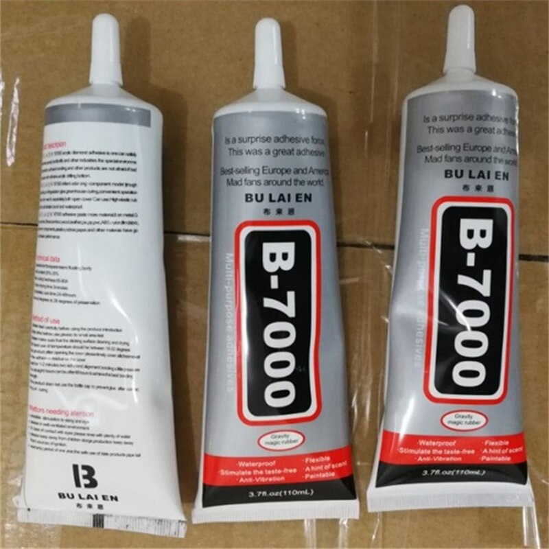 1 stücke 110ml Beste B-7000 Multi Zweck Super Kleber Klebstoff Epoxid Harz Diy Handwerk Glas berühren Bildschirm praktisch kleber B7000