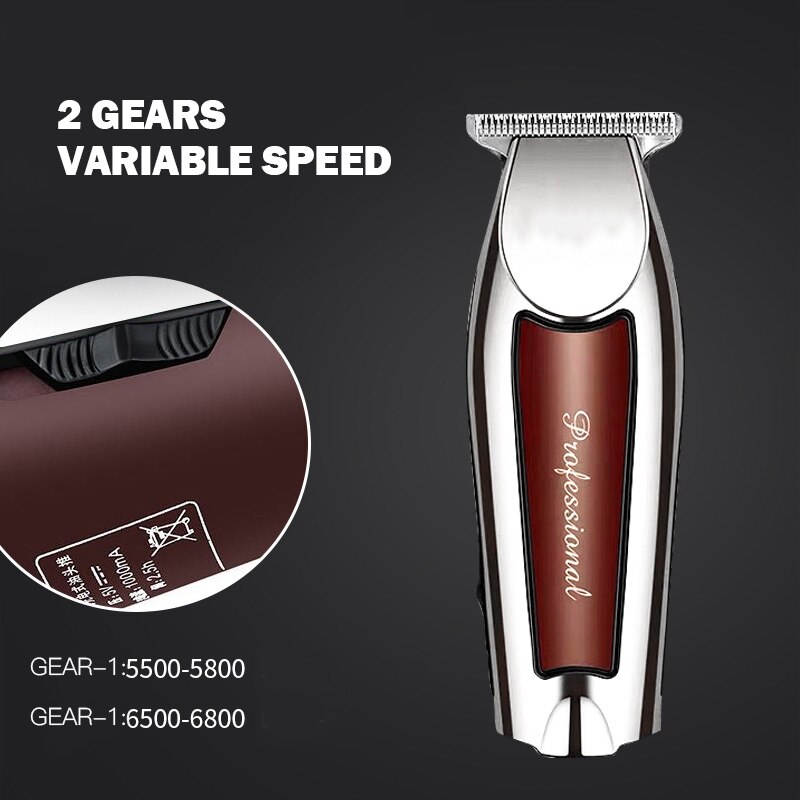Rechargeable Hair Clipper Cutting Machine Haircut Bareheaded USB Charge Electric Trimmer Razor