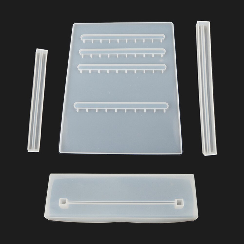 1 zestaw Diy kryształ spadek klej biżuteria stojak robić przechowywania formy kolczyki kolczyki wisiorek stojak robić przechowywania i ekspozycji silikonowe zestaw Formularz: Default Title