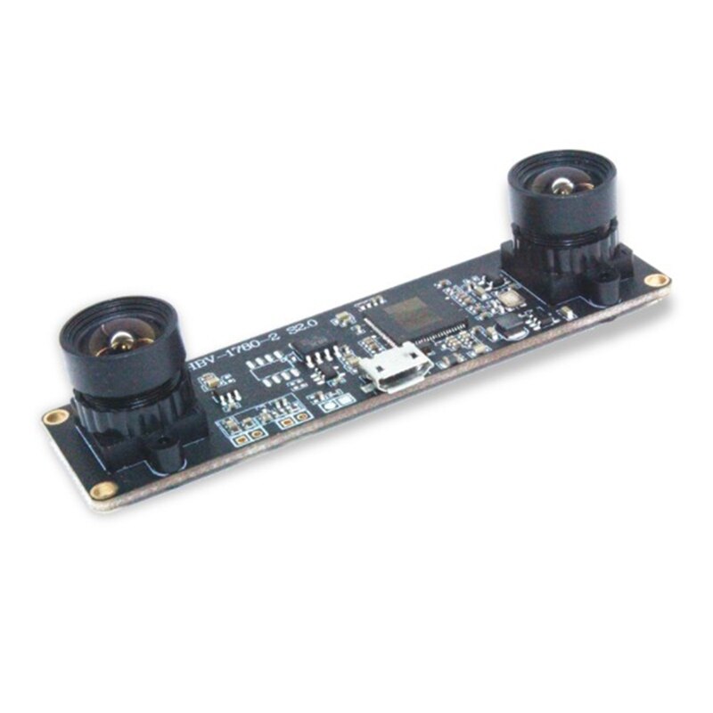 Top Deals Face Recognition AR Depth Detection 1 Megapixel High Definition Ov9732 Module Binocular Synchronous Camera Module,100D