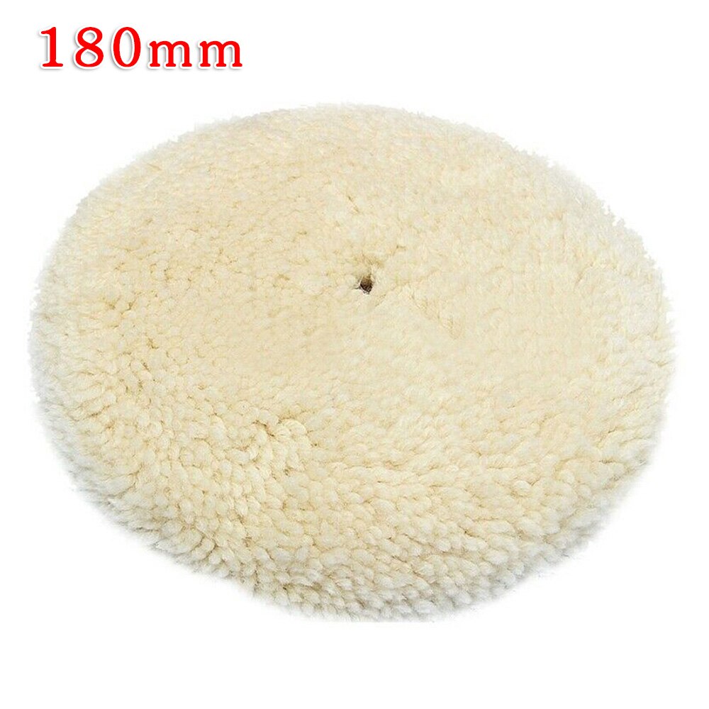 7 inch Polishing Pad Buffing 1Pcs White Soft Wool Replacement Accessories