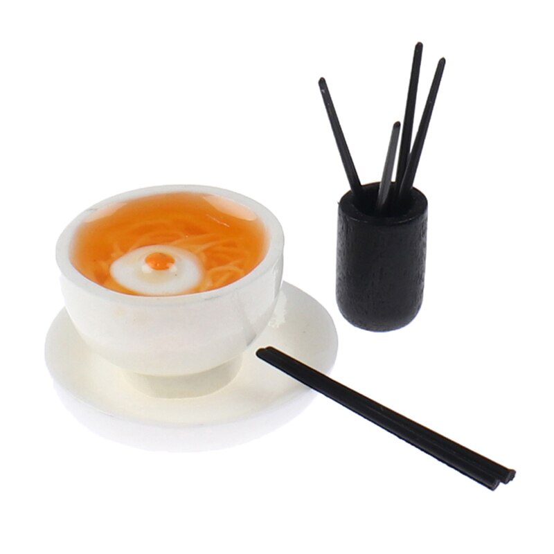 1 Set Dollhouse Mini Japanese Ramen Combination Miniature Toy Model
