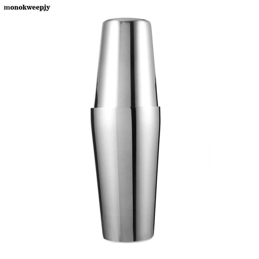 600ml Stainless Steel Cocktail Shaker Metal Martini Wine Shaker Boston Beer Mixer Bar Bartender Tools