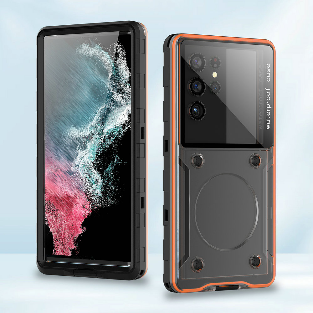 Universele waterdichte hoes voor Oneplus 15 13 12 11 10 9 8 7 Pro 8T 9R 10T 10R 11R 12R 13R 15R 13T Oneplus13 R Afdichtende hoes Funda: zwart