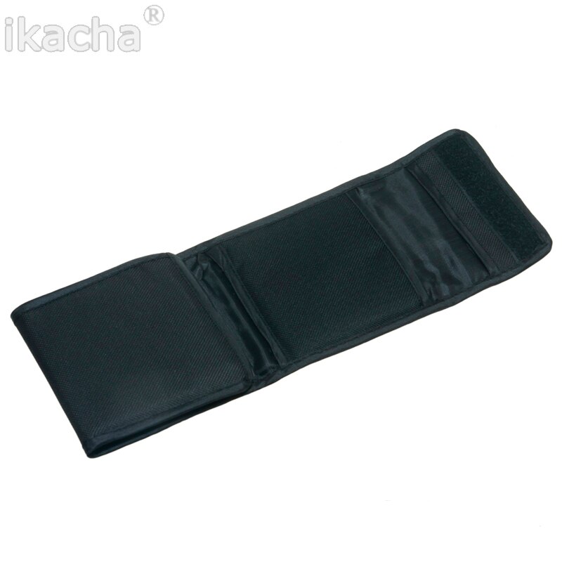 Objektiv Filter Mappenkasten 3 Taschen Filterbeutel Für 25mm zu 82mm Filter Passt UV CPL MCUV ND Tasche Sterne Cokin P serie