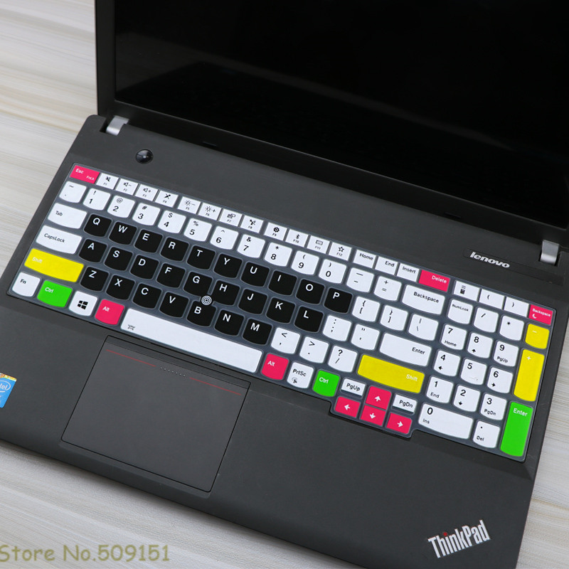 Silicone Laptop Keyboard Cover Protector Skin For Lenovo ThinkPad E15 Gen 2 L15 P15 P15V T15 P53 P15S Notebook: Candy black