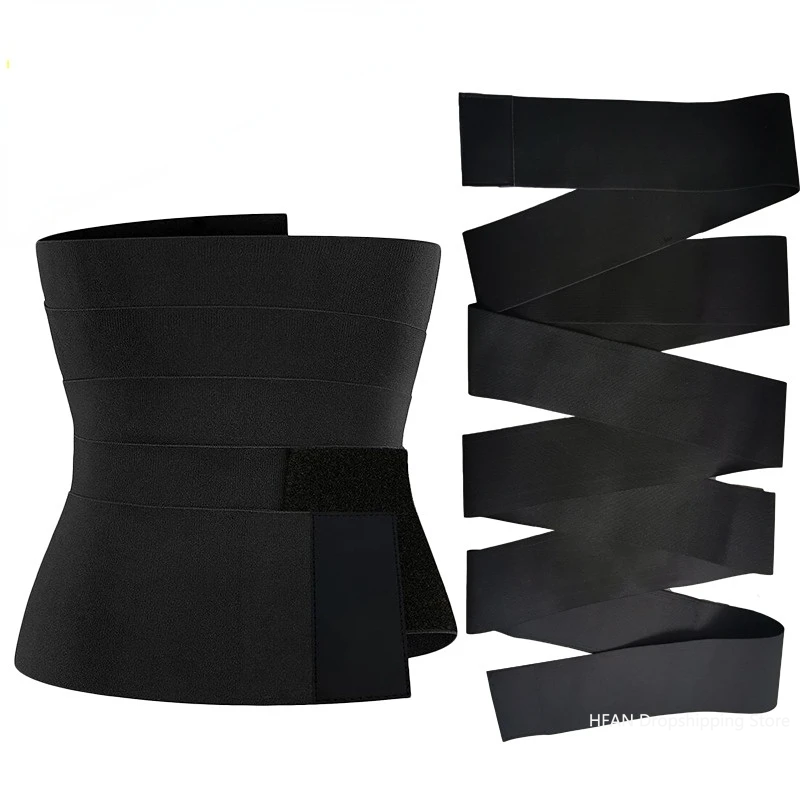 Frauen Taille Bandage wickeln Trimmer Gürtel Taille Trainer Shaperwear Abnehmen Fett Brennen Für Postpartale Mantel Gürtel