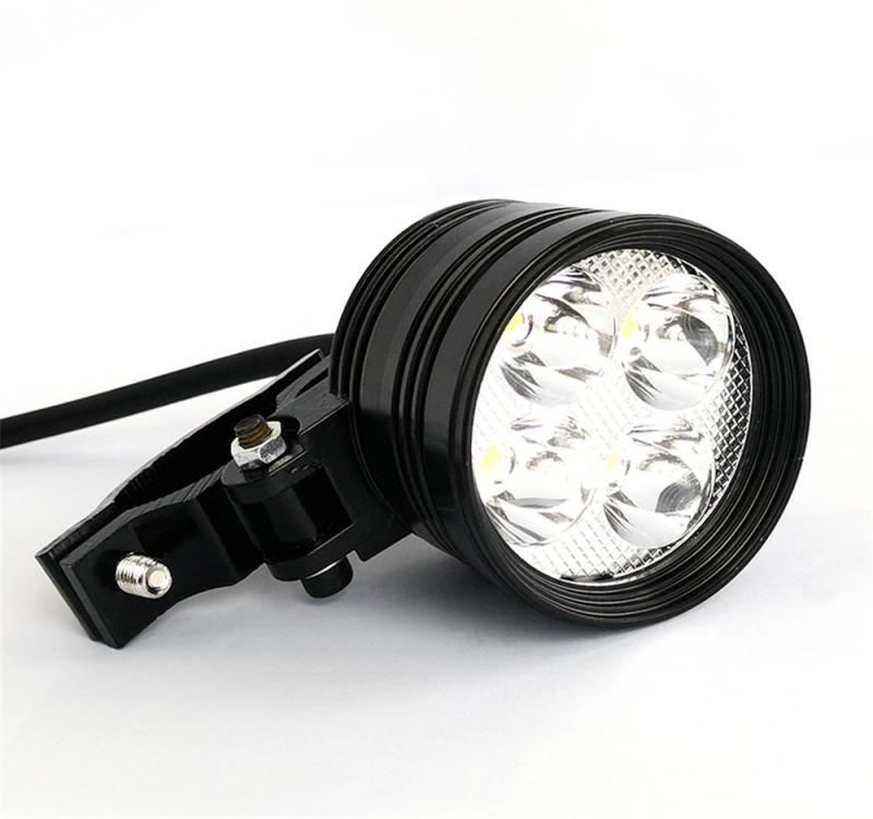 1pc de Travail 30W Moto 4 LED Spot Phare Lampe de Conduite de Brouillard Automatique De Lumières De Moto Feux de Brouillard 6000K Lumière Led Bar: Default Title