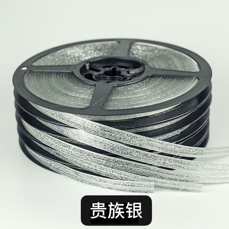 Ceramic Tile Mildewproof Gap Tape Self-adhesive Kitchen Waterproof Sticker Bathroom Beautiful Seam Tape Edge Decoration 1roll 6m: Noble Silver