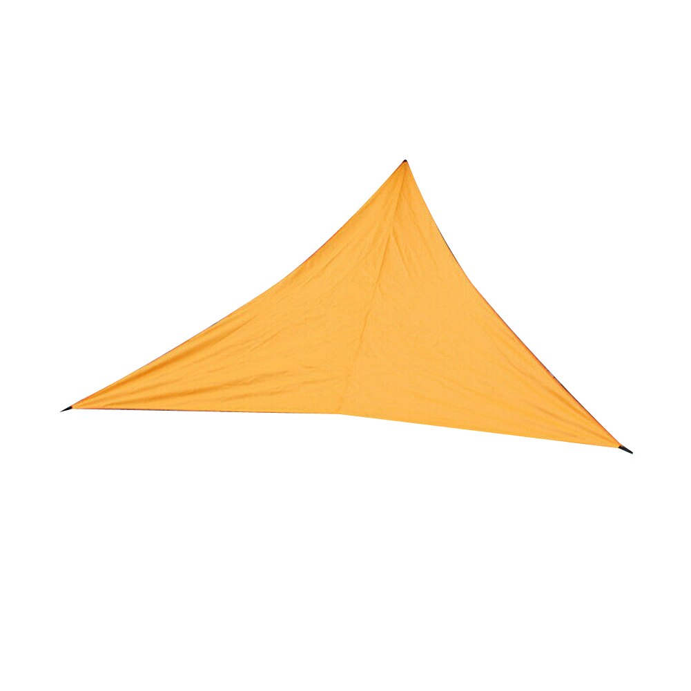 Waterproof sunscreen plastic tarpaulin covers UV Block Outdoor Sun Shield Canopy for Swimming Pool Courtyard: Yellow Color