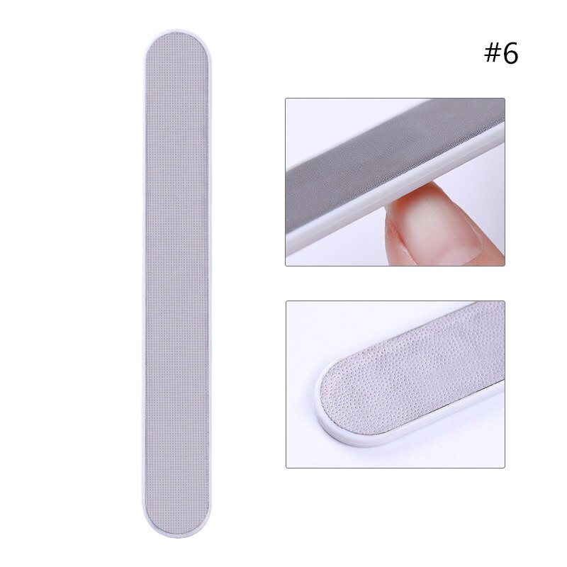 Dual-end Nail Cuticle Pusher Remover Stainless Steel Nail Art DIY Tools: 6
