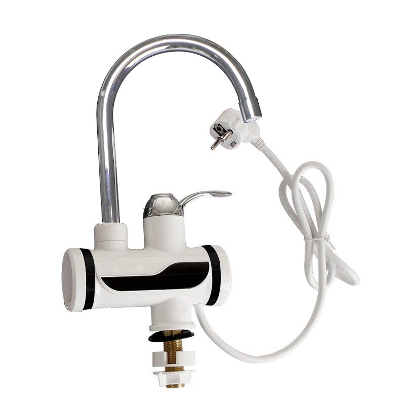 3000W Temperature Display Instant Water Tap Tankless Electric Faucet Kitchen Instant Faucet Water Heater Water Heating: Big No shower