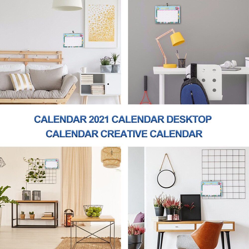 1Pc Calendar Practical Useful Tabletop Calendar Note-taking Calendar Calendar Notepad for Studio Office Home