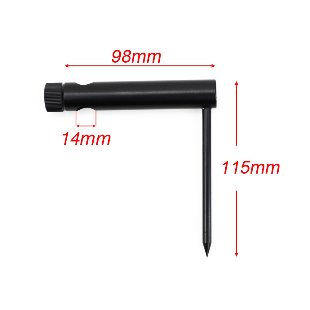 2pcs Aluminium Bankstick Stabiliser Carp Fishing Tackle Bank Stick Stabilizer Stand Leg for Rod Pod