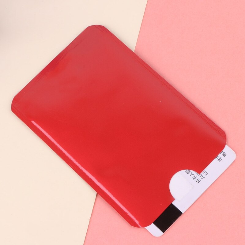 Protection des cartes de crédit Rfid, protection des cartes de crédit RFID à douille sécurisée à blocage Rfid, support d'identification, écran en aluminium 10 pièces