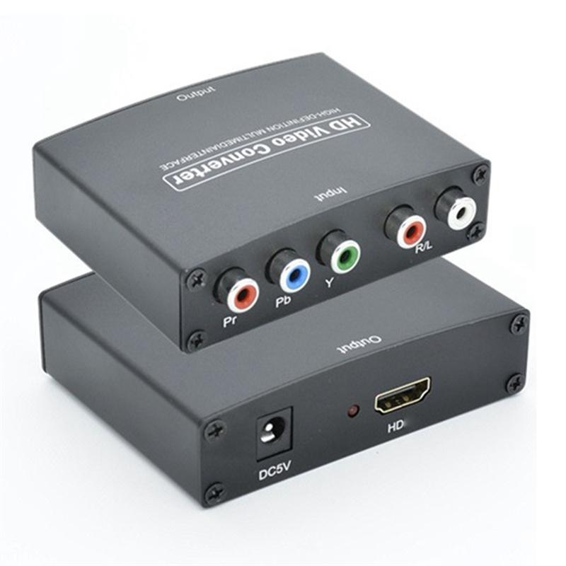 Convertidor de componente de Ypbpr a HDMI, Compatible con HD, L/Raudio a HDMI