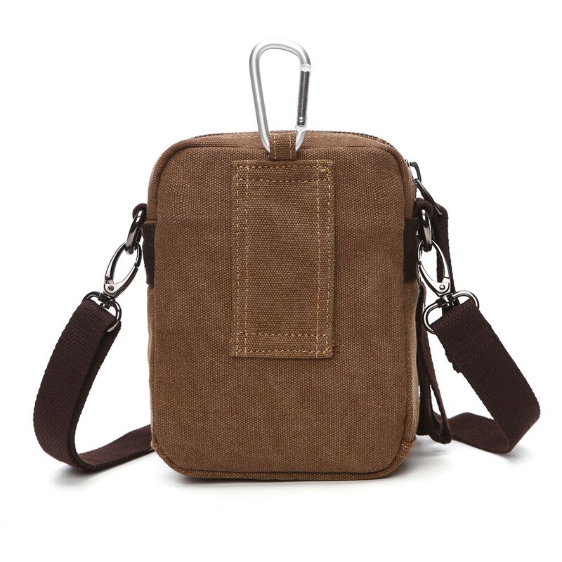 Boshikang Casual mannen Business Dagelijkse Tas Mini Crossbody Tas Canvas Kleine Mannen Enkele Schouder Messenger Bags