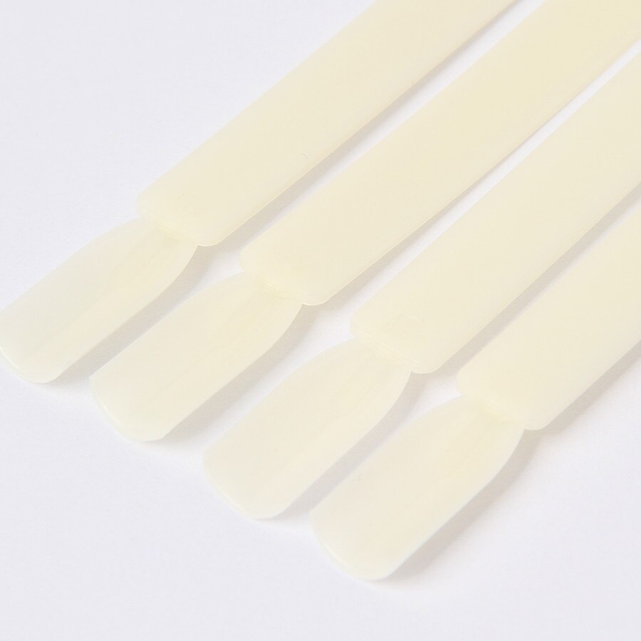 Falske negle 50 stk/parti vifteformet nail art display uv gel neglelak farveprøver øve nagel waaier palette ongle